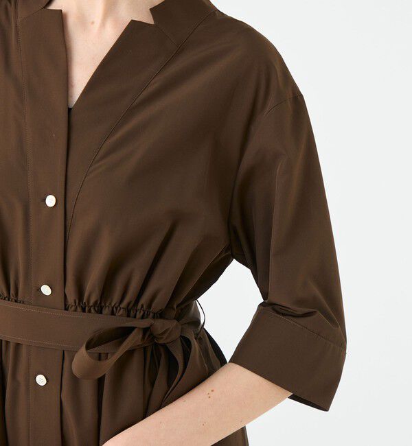 Ballsey「スパンブロード シャツワンピース」|ワンピース|