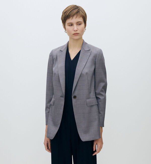 TOMORROWLAND collection「シャドウブルー 1Bテーラードジャケット」|テーラードジャケット|