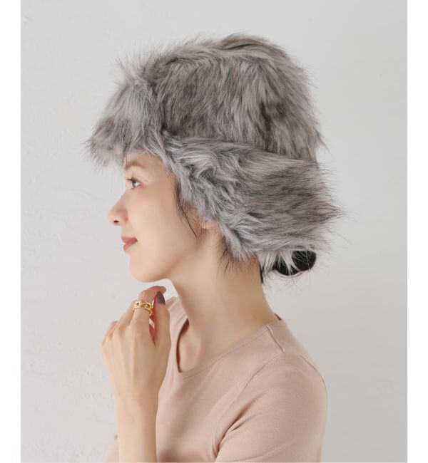 JOINT WORKS「ANNA SUI NYC / アナスイエヌワイシー ファーフライトキャップ」|ニット帽|