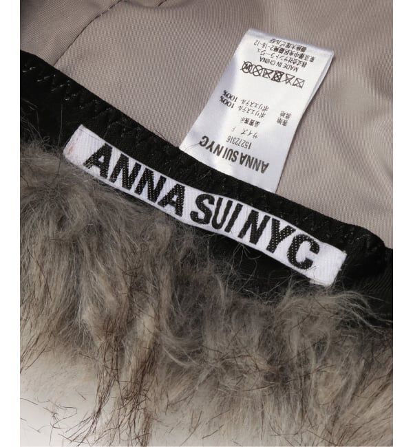 JOINT WORKS「ANNA SUI NYC / アナスイエヌワイシー ファーフライトキャップ」|ニット帽|