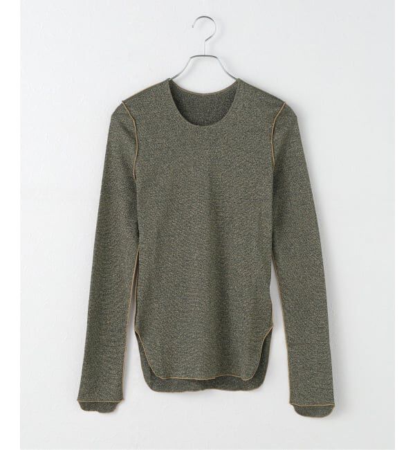 IENA LA BOUCLE「HAKUJI/ハクジ Glittery ロングスリーブプルオーバー H232564」|Tシャツ・カットソー|ブラック