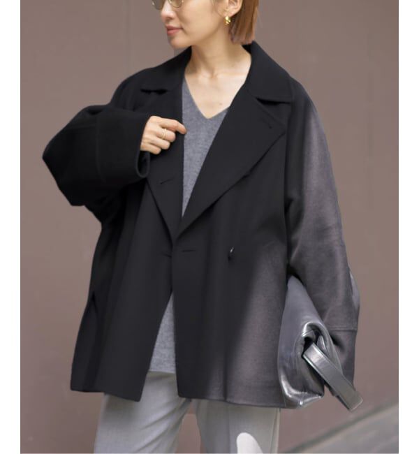 IENA「《追加2》スーパー160ダブルフェイスショートコート」|その他|