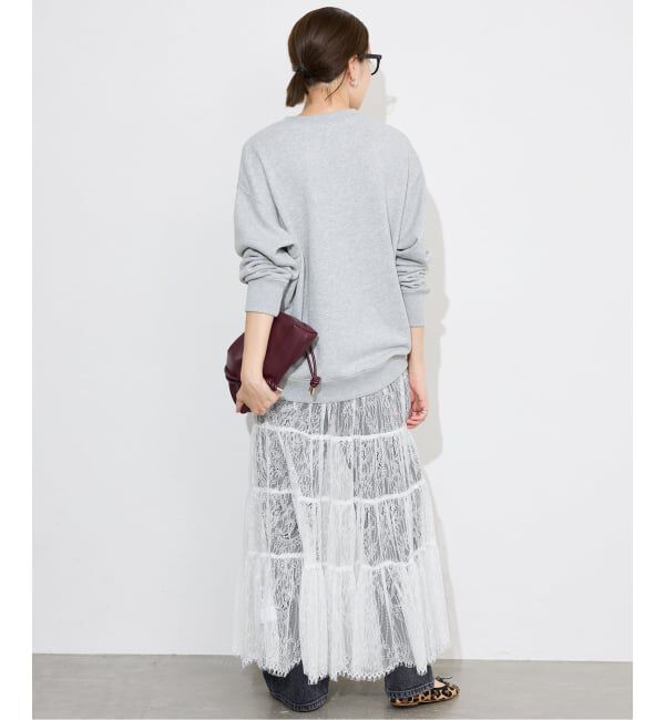 SLOBE IENA「レースティアードスカート」|スカート|