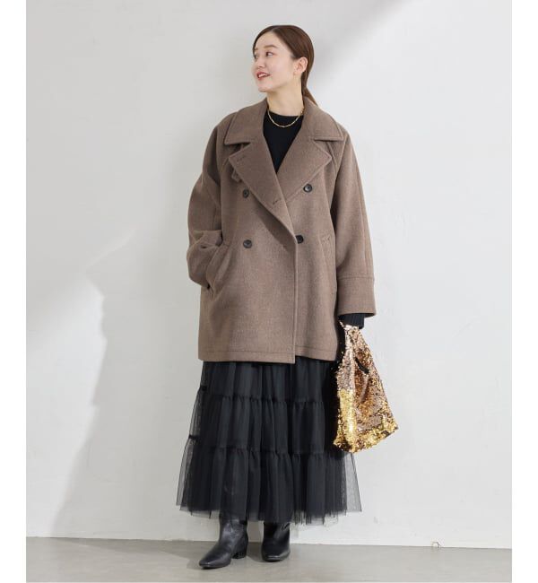 ダブルブレストハーフコート（IENA）｜ルミネのファッション通販