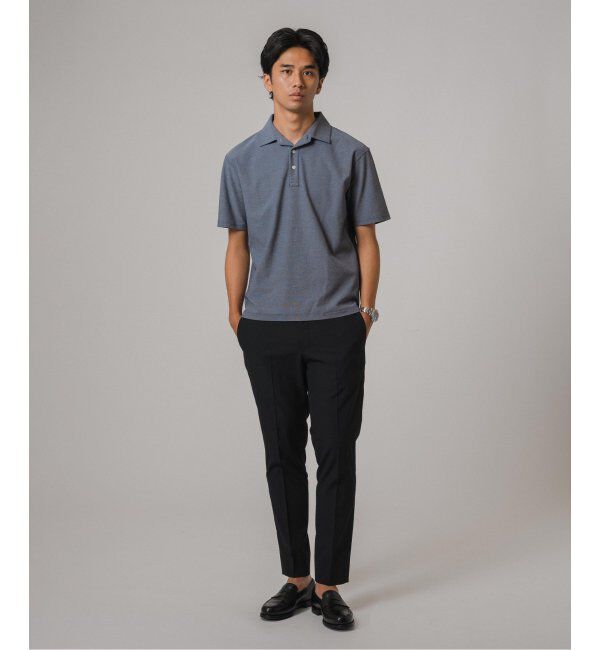 EDIFICE「"吸水速乾機能"ALBINI オープン ポロシャツ」|ポロシャツ|