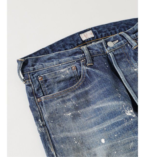 J.S.Homestead「J.S.Homestead / エイジングデニム ワイド5ポケ ペイント」|デニム|