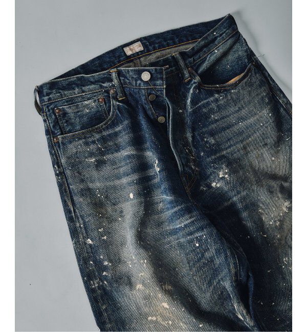 J.S.Homestead「J.S.Homestead / エイジングデニム ワイド5ポケ ペイント」|デニム|