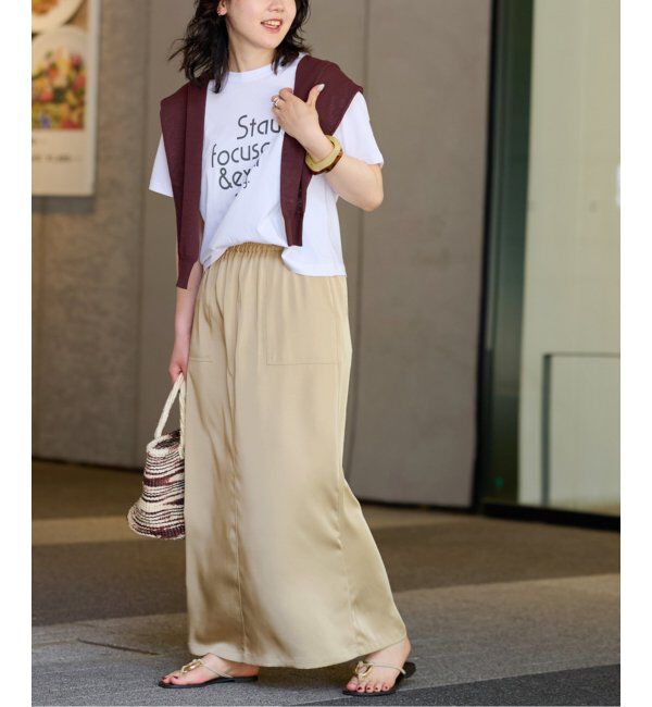 JOURNAL STANDARD relume「ヴィンテージサテンベイカースカート」|スカート|