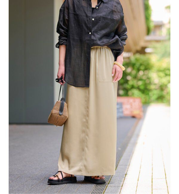 JOURNAL STANDARD relume「ヴィンテージサテンベイカースカート」|スカート|