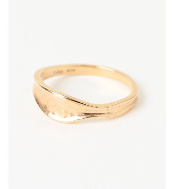 Lilas by Spick&Span「ユラギワイドリング K10」|リング|