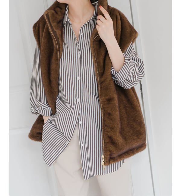 Spick and Span「《WEB限定 / 追加2》50コットンオーバーシャツ」|シャツ・ブラウス|