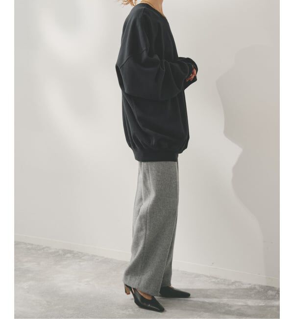 Spick and Span「Higuchi*S2wayオーバーサイズスウェット」|スウェット・ジャージ|