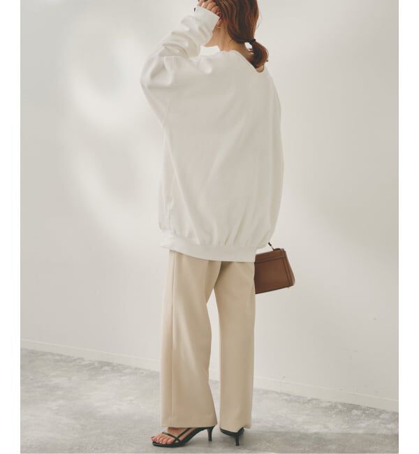 Spick and Span「Higuchi*S2wayオーバーサイズスウェット」|スウェット・ジャージ|
