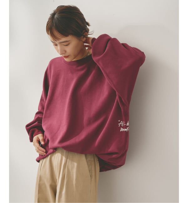 Spick and Span「Higuchi*S2wayオーバーサイズスウェット」|スウェット・ジャージ|