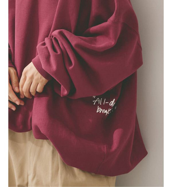 Spick and Span「Higuchi*S2wayオーバーサイズスウェット」|スウェット・ジャージ|