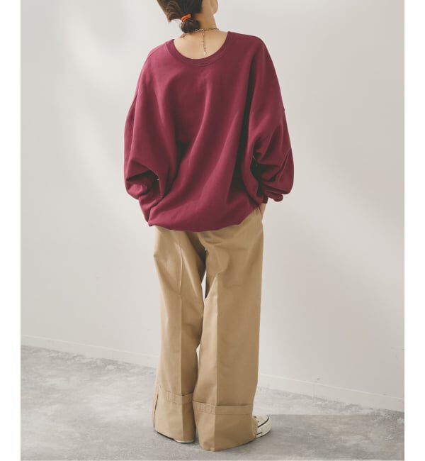 Spick and Span「Higuchi*S2wayオーバーサイズスウェット」|スウェット・ジャージ|