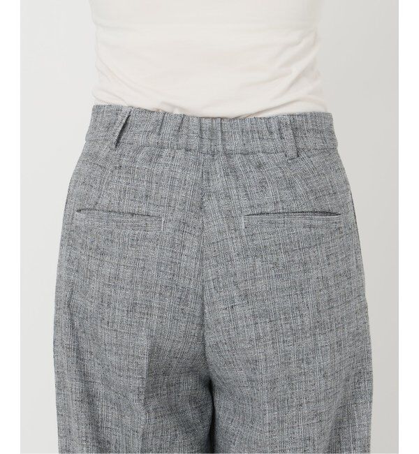  「【洗える】ツイードワイドパンツ」|スラックス|