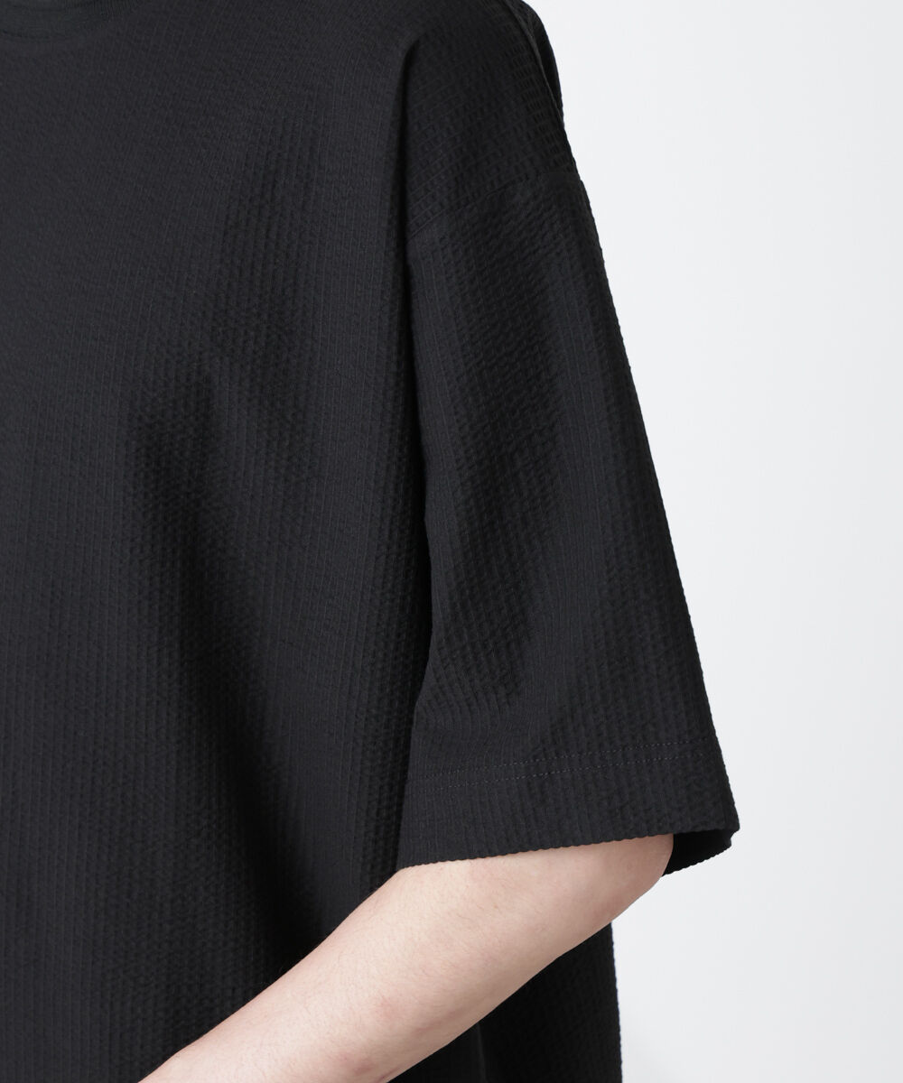 nano･universe「シルケットサッカーワイドTシャツ 半袖」|Tシャツ・カットソー|