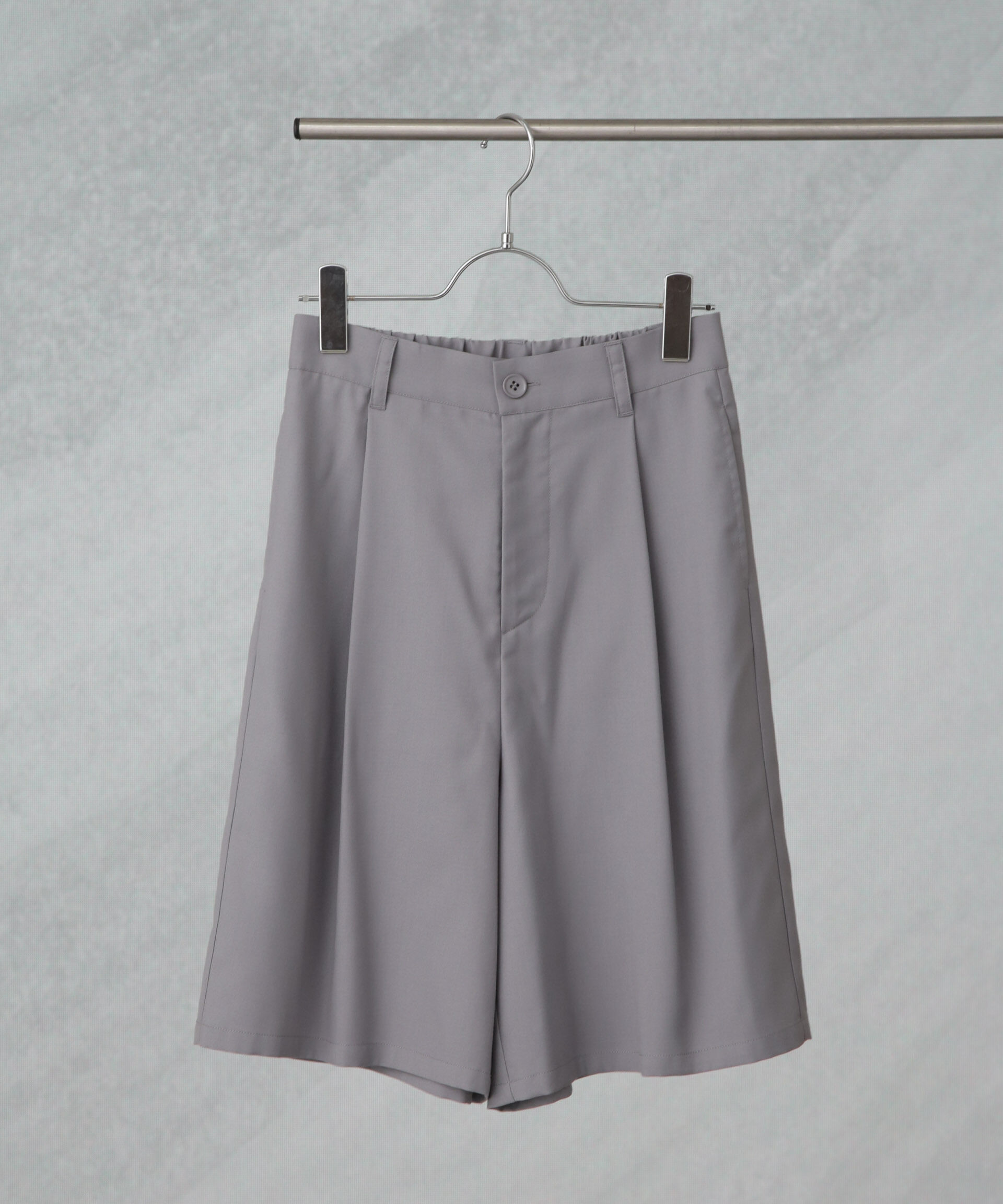 nano･universe「ワンタックショートパンツ(セットアップ可)」|チノ|