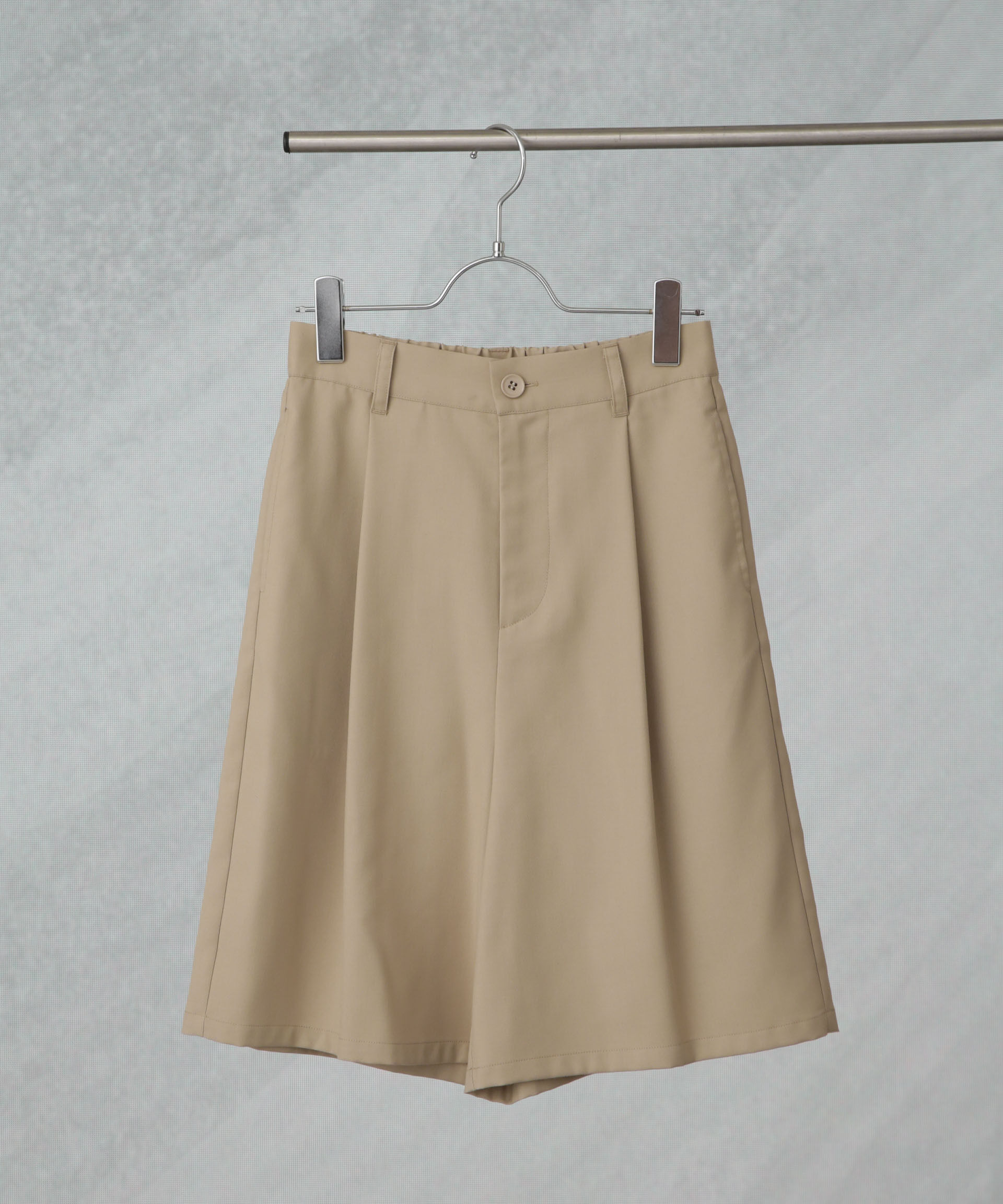 nano･universe「ワンタックショートパンツ(セットアップ可)」|チノ|