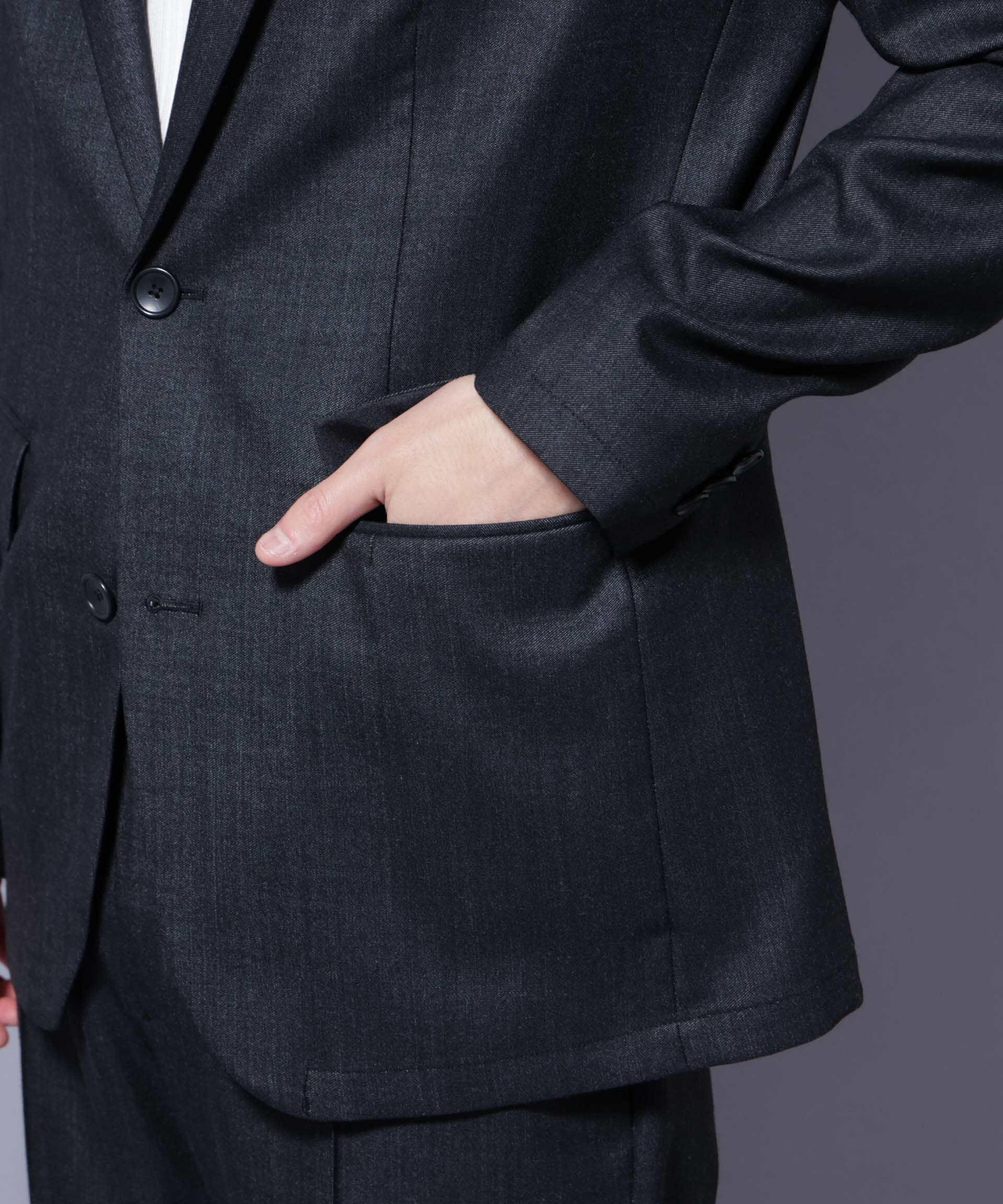 nano･universe「「N JACKET PREMIUM」ウールデニムジャケット/STRETCH(セットアップ可)」|スーツ|