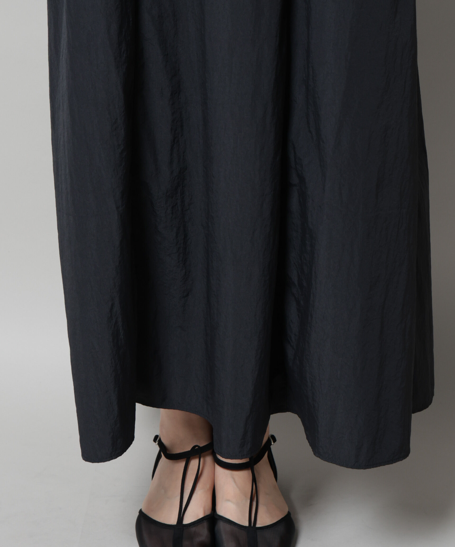 nano･universe「サイドギャザーナイロンワンピース」|ワンピース|