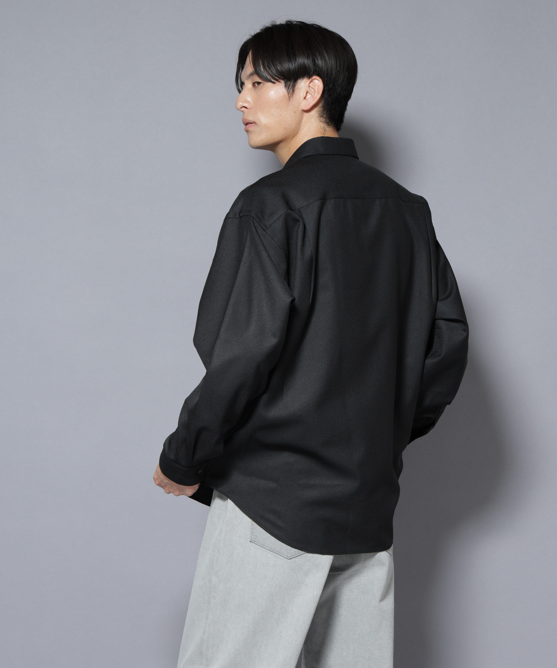 nano･universe「｢Gavante｣ ドライギャバレギュラーカラーシャツ」|シャツ・ブラウス|