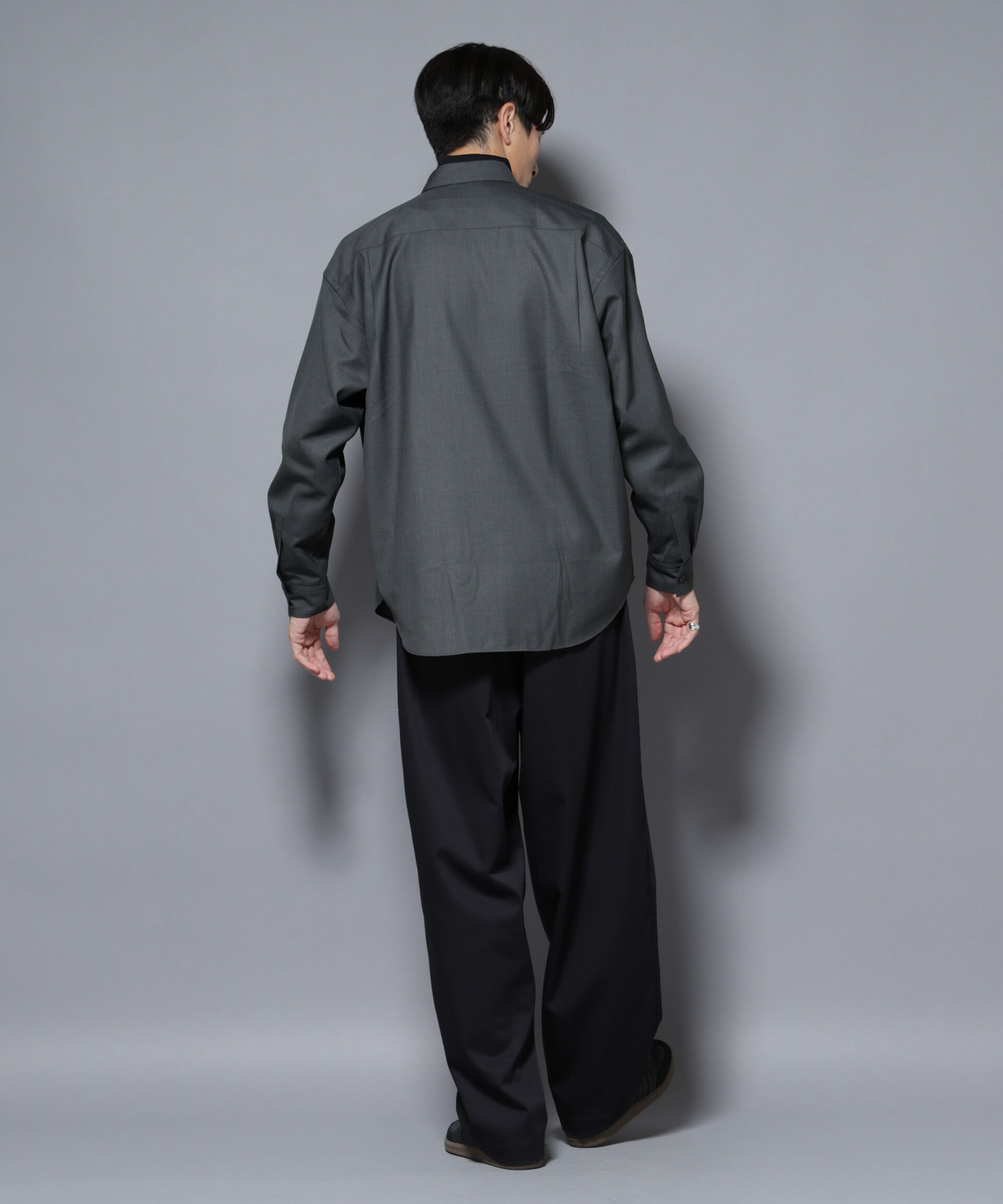 nano･universe「｢Gavante｣ ドライギャバレギュラーカラーシャツ」|シャツ・ブラウス|