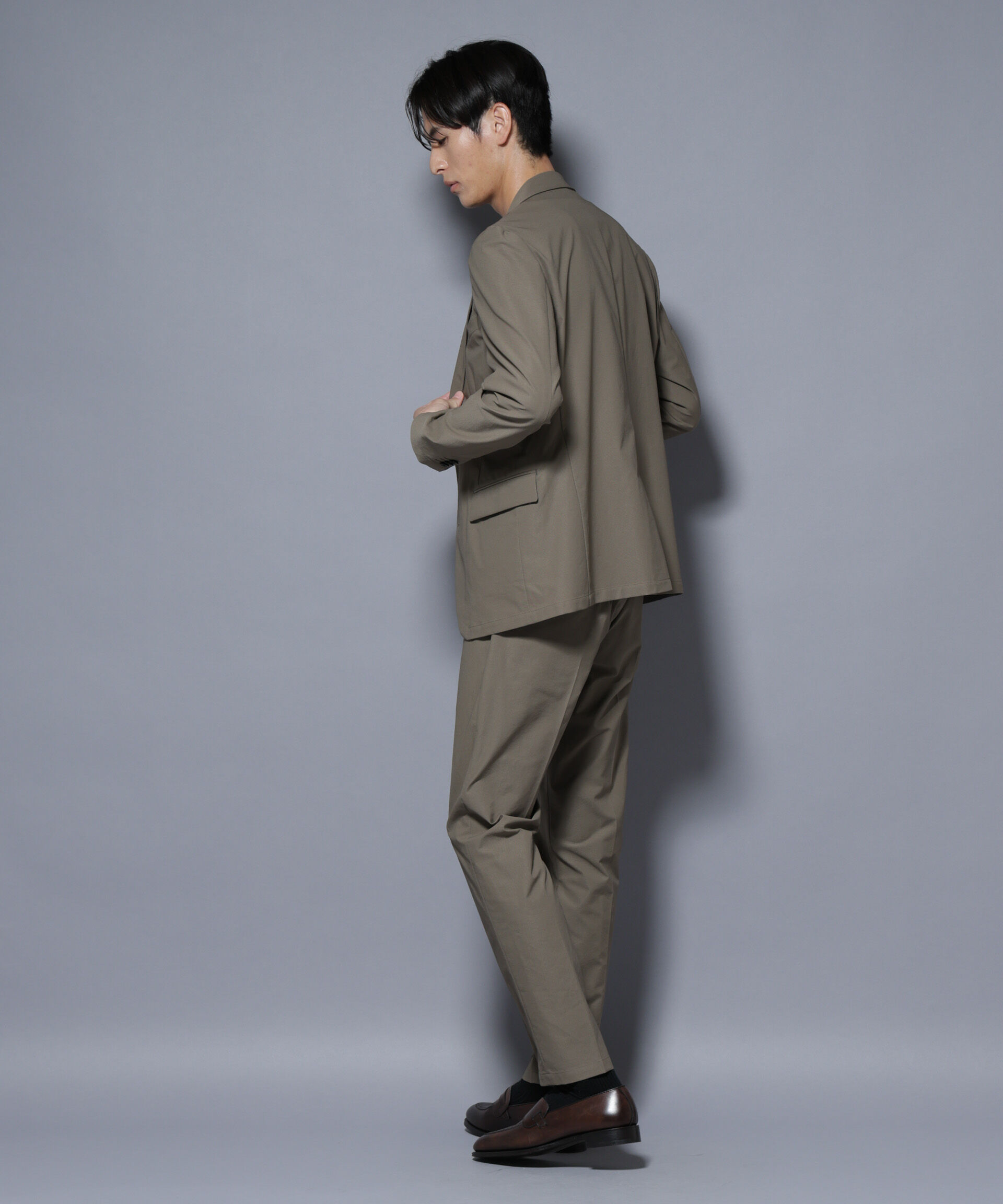 nano･universe「｢N JACKET BASIC｣TEXBRID(R) ﾂｲﾙｼﾞｬｹｯﾄ/ｽﾄﾚｯﾁ･撥水(ｾｯﾄｱｯ 」|スーツ|