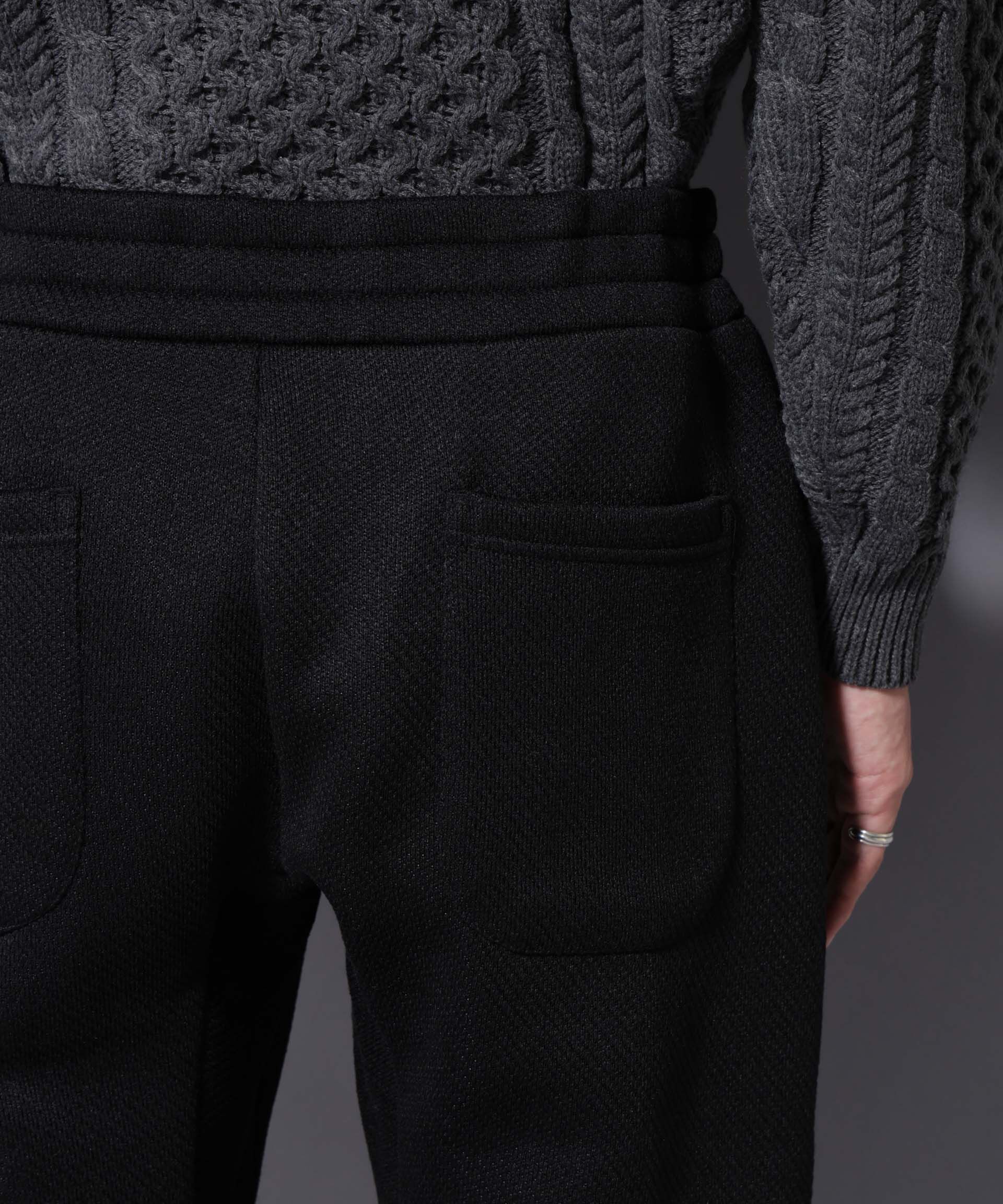 nano･universe「ニットフリースイージーパンツ(セットアップ可)」|チノ|