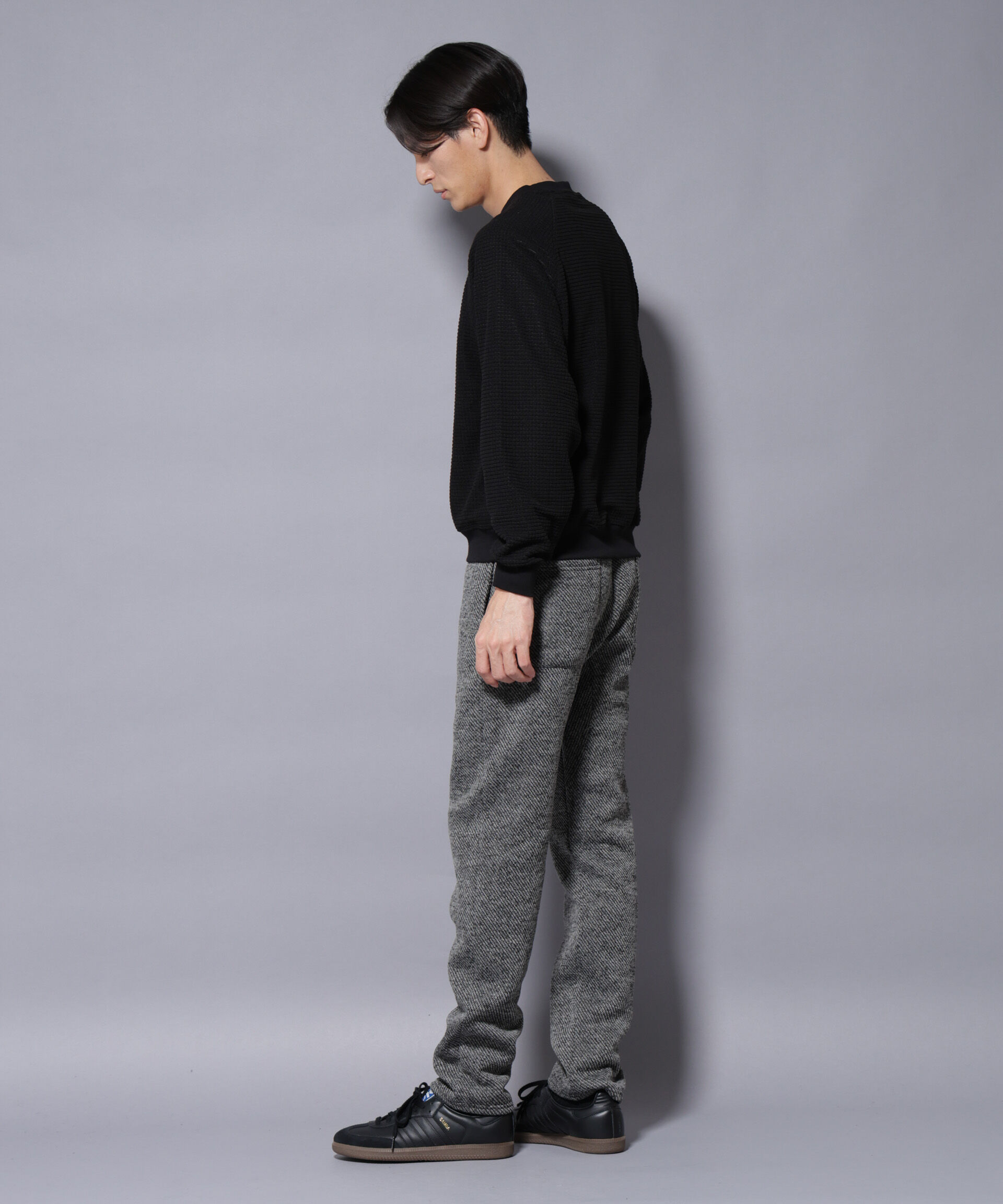 nano･universe「ニットフリースイージーパンツ(セットアップ可)」|チノ|