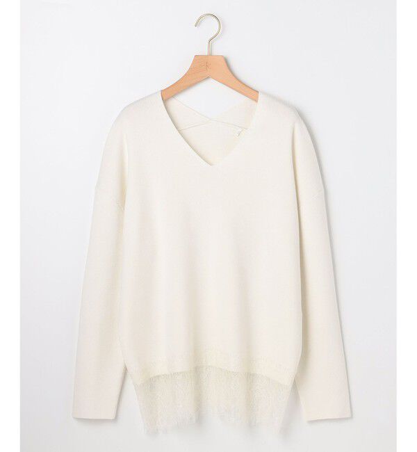 組曲「レースモチーフニットプルオーバー」|ニット・セーター|