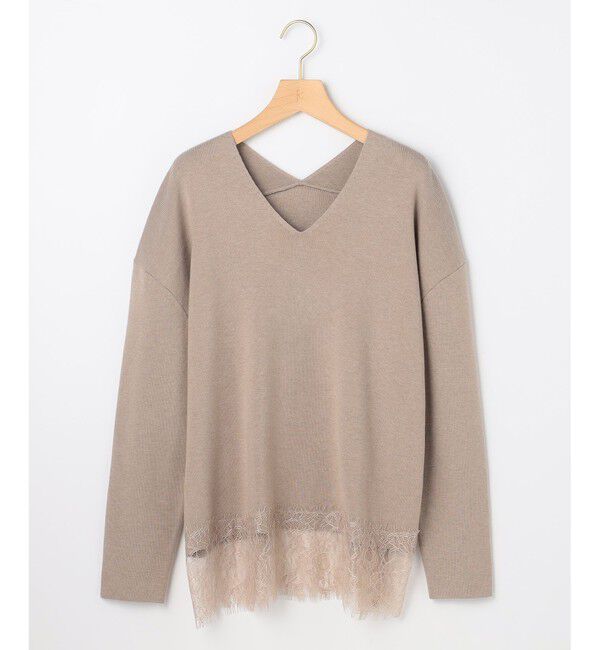 組曲「レースモチーフニットプルオーバー」|ニット・セーター|