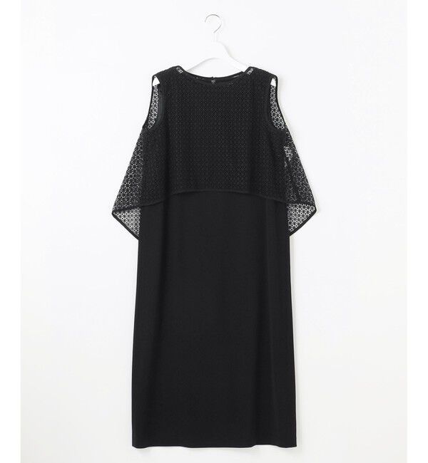 23区「【APPLAUDIR】クリスタルフラワーコンビ ドレス」|ドレス|