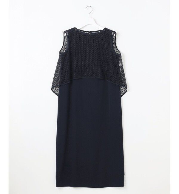 23区「【APPLAUDIR】クリスタルフラワーコンビ ドレス」|ドレス|