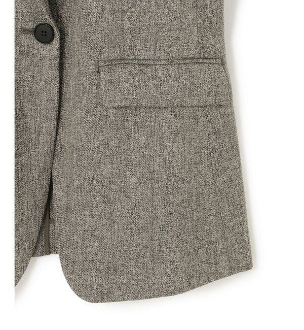 23区「【洗える】ウールライクカルゼ テーラード ジャケット」|テーラードジャケット|