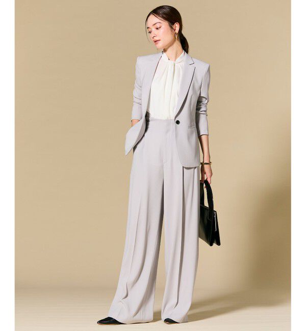 BEIGE,「ANITA / ノースリーブタックブラウス」|シャツ・ブラウス|