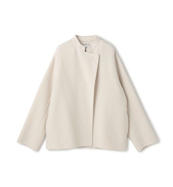 BEIGE,「【Oggi掲載】LEMOORE / ウールリバースタンドカラーショートコート」|その他|