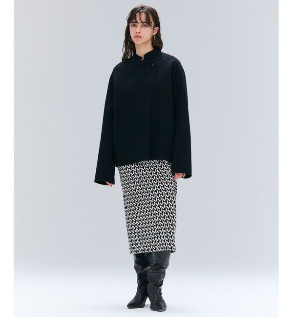 BEIGE,「【Oggi掲載】LEMOORE / ウールリバースタンドカラーショートコート」|その他|