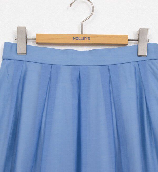 NOLLEY'S「《セットアップ対応》ウォッシャブルタックフレアシアースカート」|スカート|