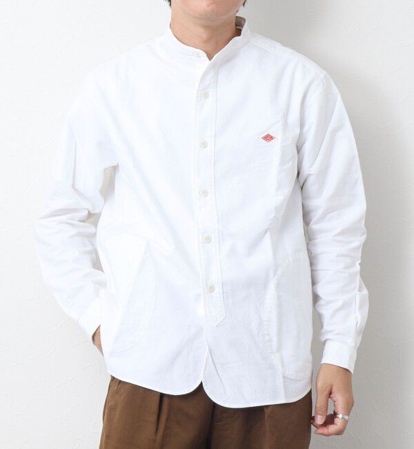 NOLLEY'S goodman「【DANTON/ダントン】BAND COLLAR SHIRT LS 25SS」|シャツ・ブラウス|