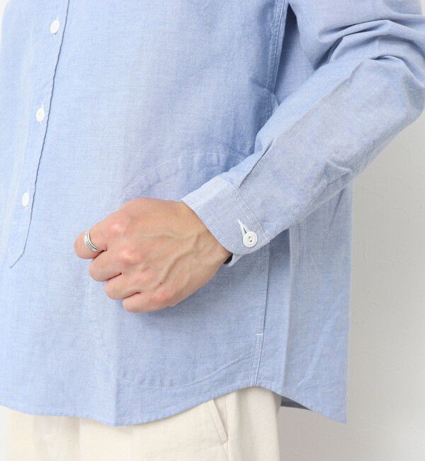 NOLLEY'S goodman「【DANTON/ダントン】BAND COLLAR SHIRT LS 25SS」|シャツ・ブラウス|