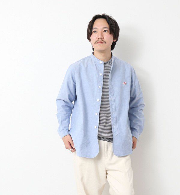 NOLLEY'S goodman「【DANTON/ダントン】BAND COLLAR SHIRT LS 25SS」|シャツ・ブラウス|