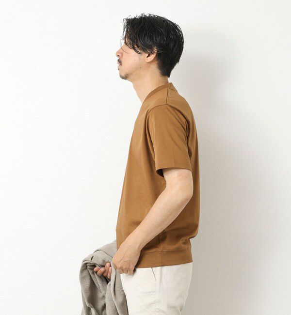 NOLLEY'S goodman「《ビジカジ対応》シルケットスムース Vネック ドレスTシャツ 25SS」|Tシャツ・カットソー|