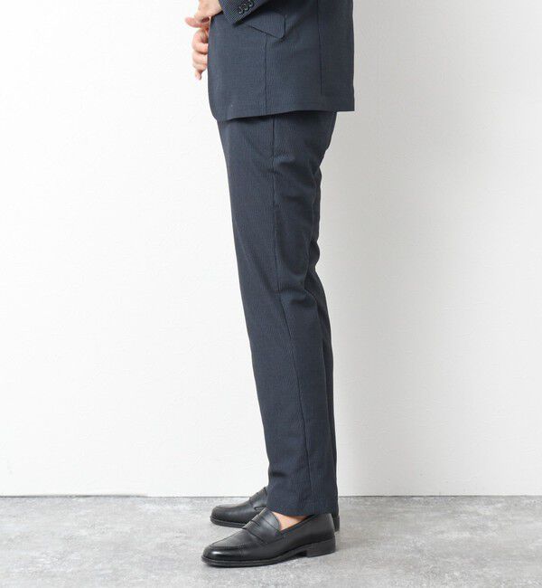 NOLLEY'S goodman「《ビジカジ/セットアップ対応》ドットサッカーストレッチパンツ 25SS」|チノ|