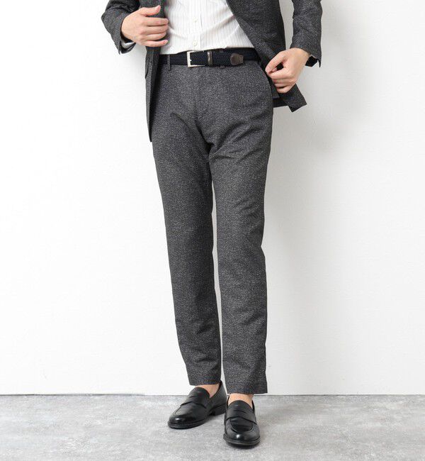 NOLLEY'S goodman「《ビジカジ/セットアップ対応》ドットサッカーストレッチパンツ 25SS」|チノ|