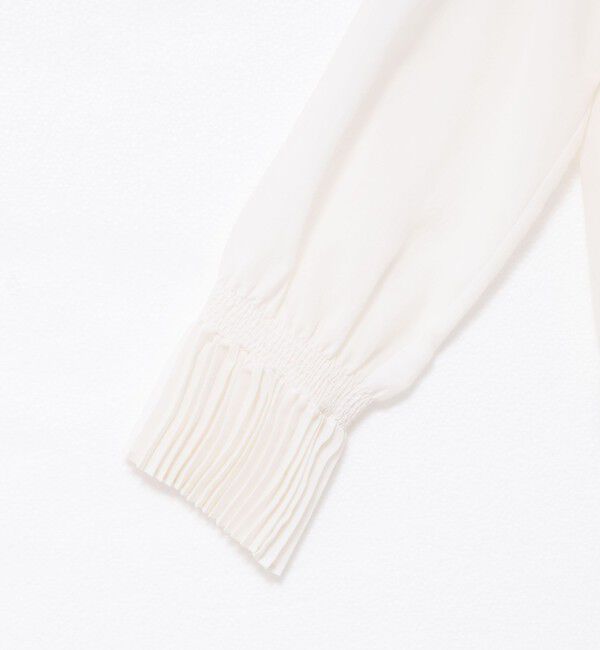 Rie Miller「プリーツカラー2WAYブラウス」|シャツ・ブラウス|