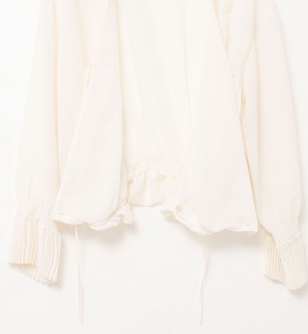 Rie Miller「プリーツカラー2WAYブラウス」|シャツ・ブラウス|