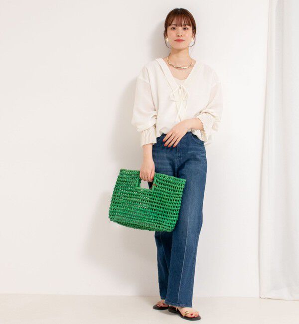 Rie Miller「プリーツカラー2WAYブラウス」|シャツ・ブラウス|