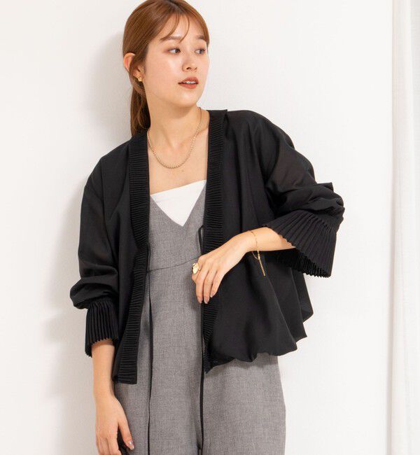 Rie Miller「プリーツカラー2WAYブラウス」|シャツ・ブラウス|